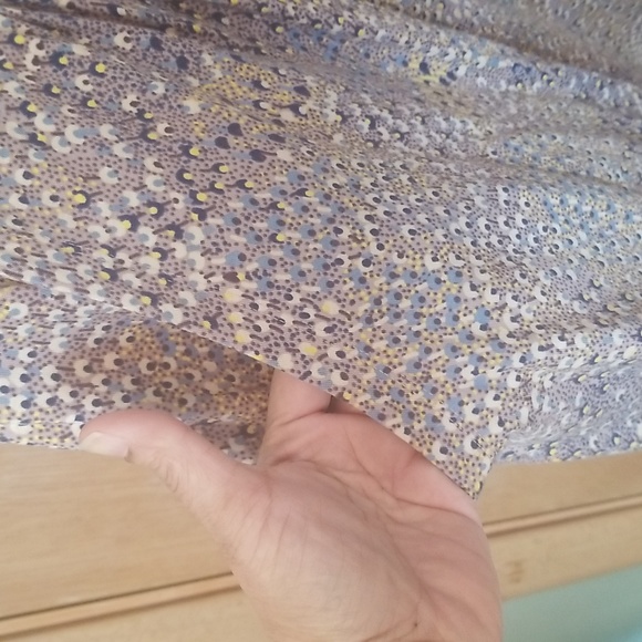 Boden Tan & Purple Print Margot Jersey Dress sz 8 - Picture 3 of 7